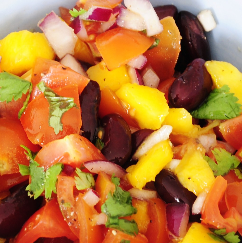 Fast Mango Bean Salsa Vegan Family Recipes