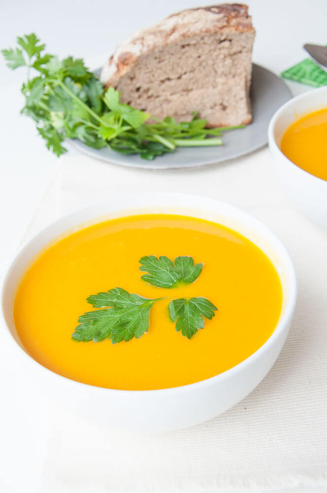 Easy Ginger Carrot Soup - Vegan Family Recipes