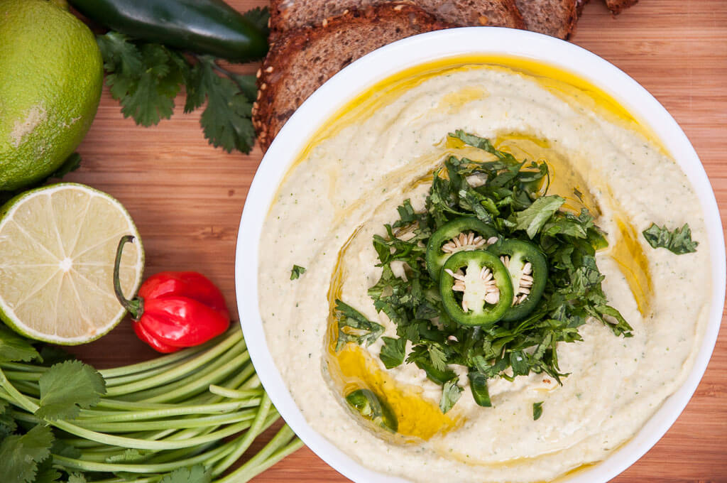 Jalapeno Cilantro Hummus