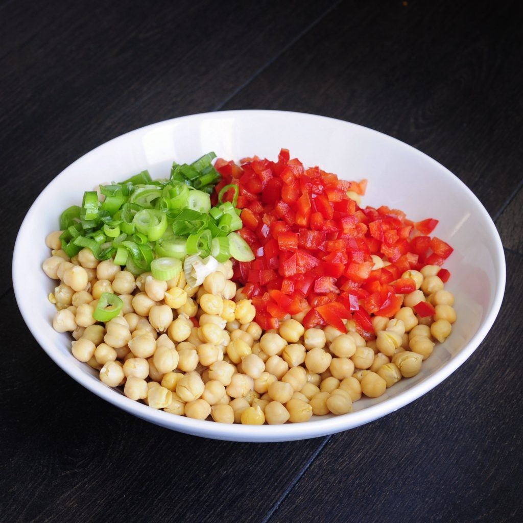 Easy Vegan Chickpea Salad Recipe - Vegan Family Recipes Gluten-free