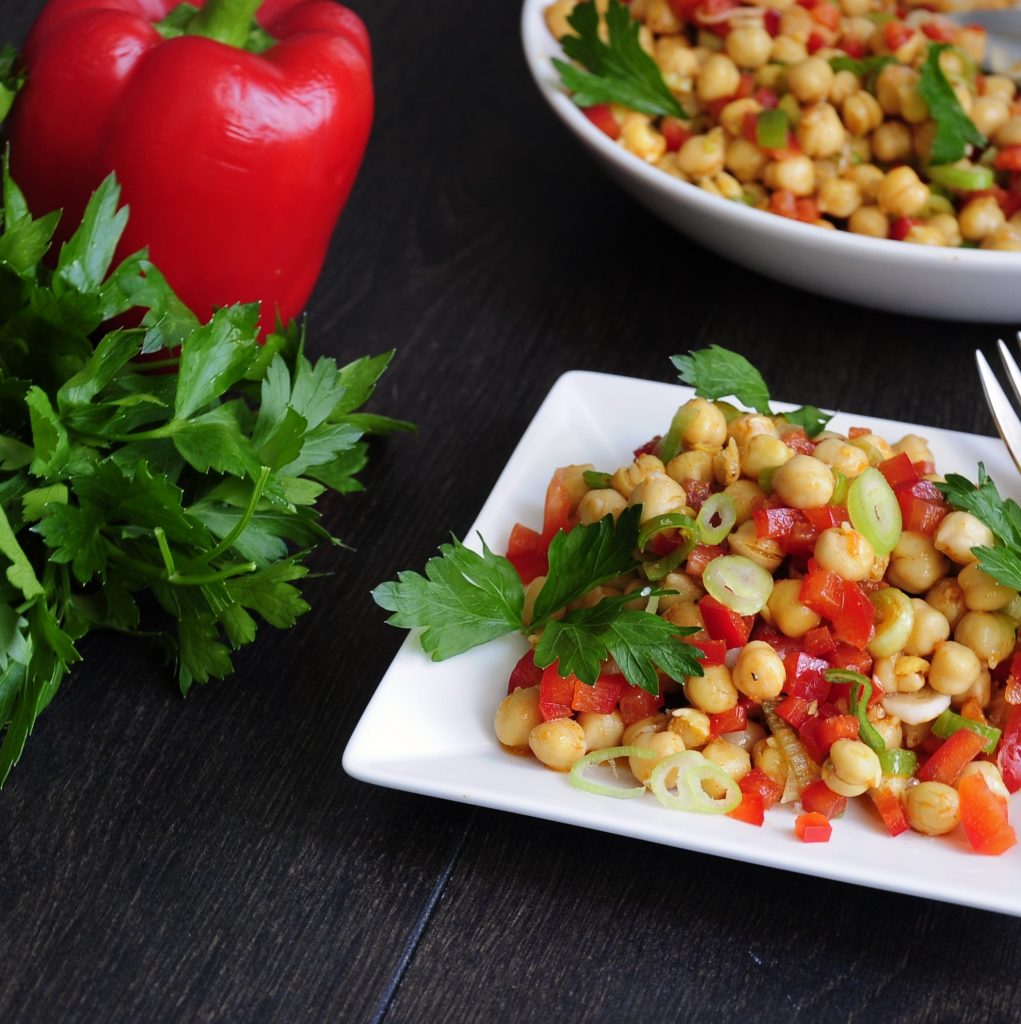 Vegan Chickpea Salad Recipe Gluten free Healthy - Vegan Family Recipes
