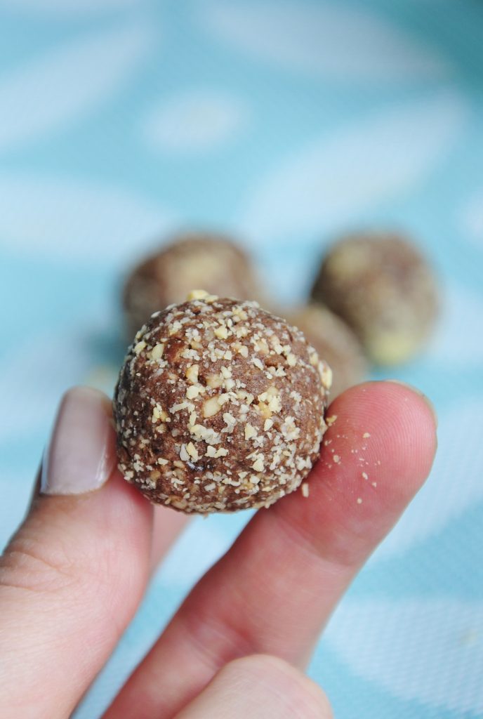 Chocolate Peanut Vegan Protein Balls Recipe - Vegan Family Recipes