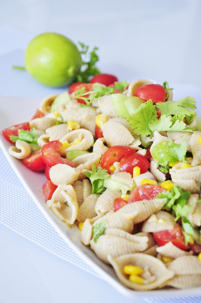 Whole Wheat Pasta Salad Recipe - Vegan Family Recipes