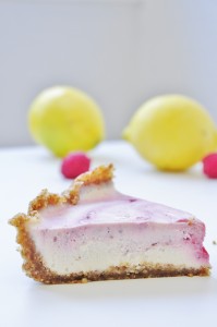 Raspberry Vegan Lemon Cheesecake Recipe - Vegan Family Recipes