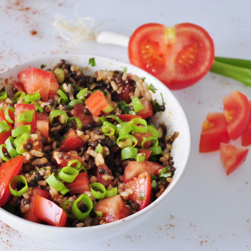 Beluga Black Lentil Salad Recipe - Vegan Family Recipes