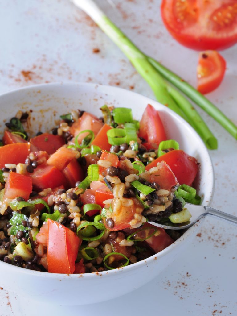 Beluga Lentil Salad Recipe - Vegan Family Recipes