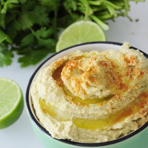 Healthy Lime Hummus Dip Recipe - Vegan Family Recipes