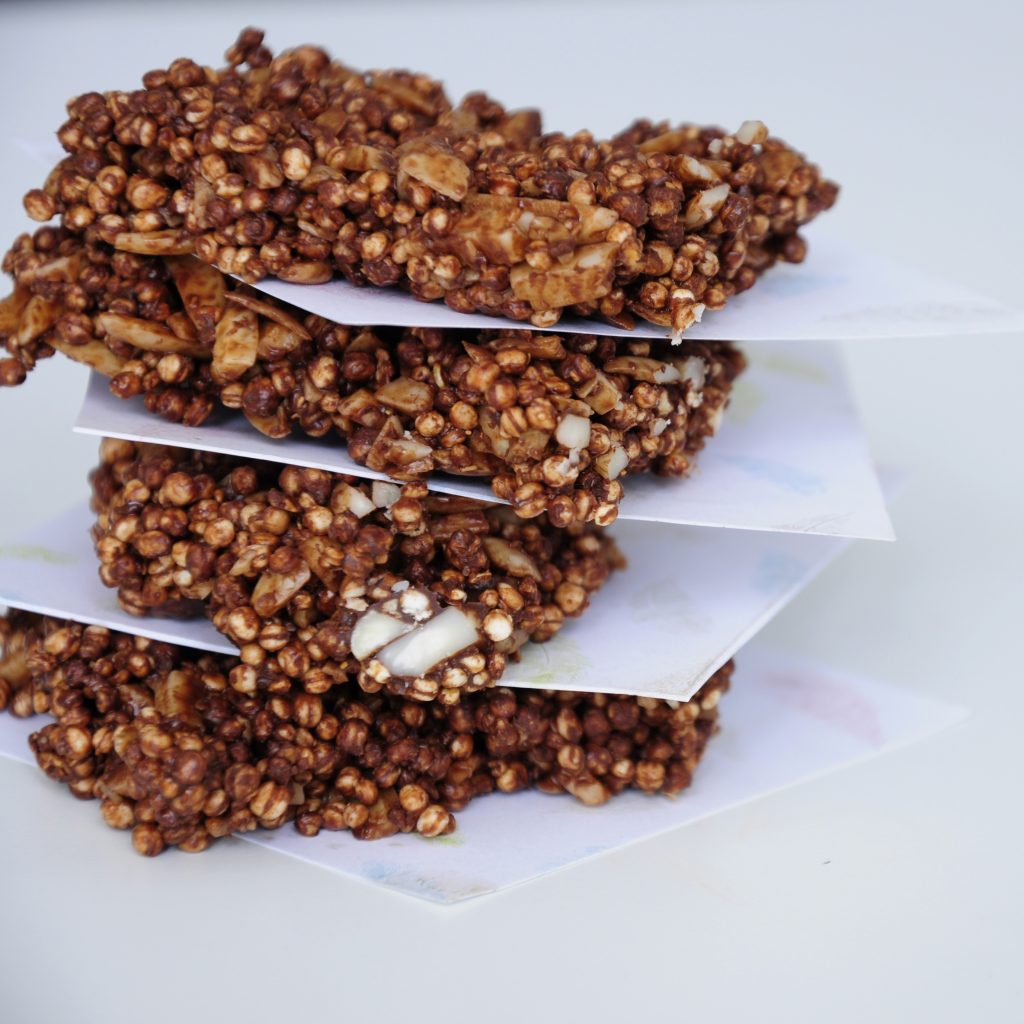 Chocolate Quinoa Puff Bars Recipe - Vegan Family Recipes