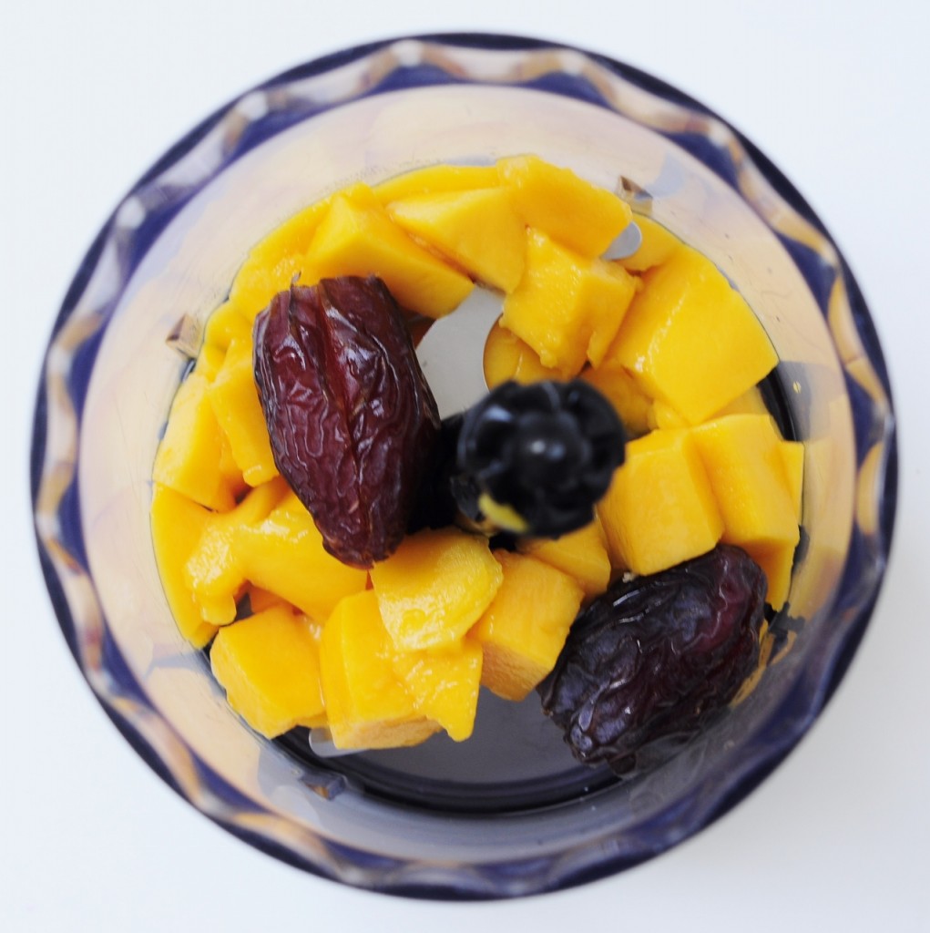 Mango Medjool Date Food processor Recipe - Vegan Family Recipes