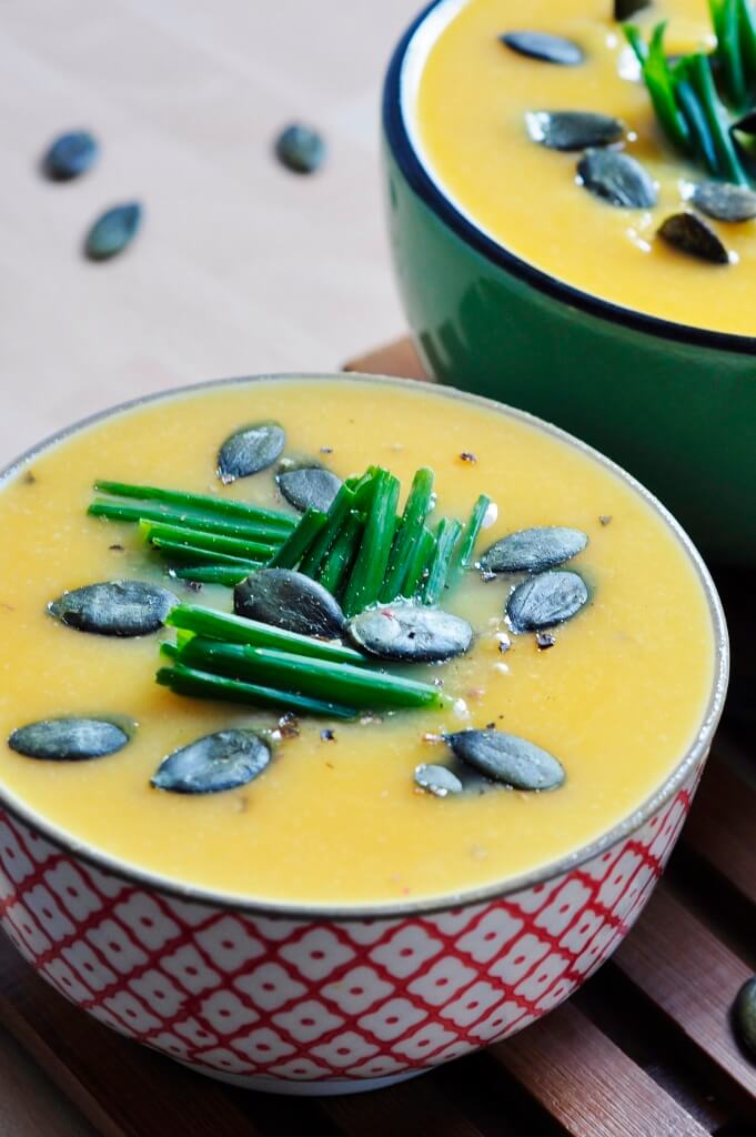 Sweet Potato Cauliflower Soup Recipe - Vegan Family recipes