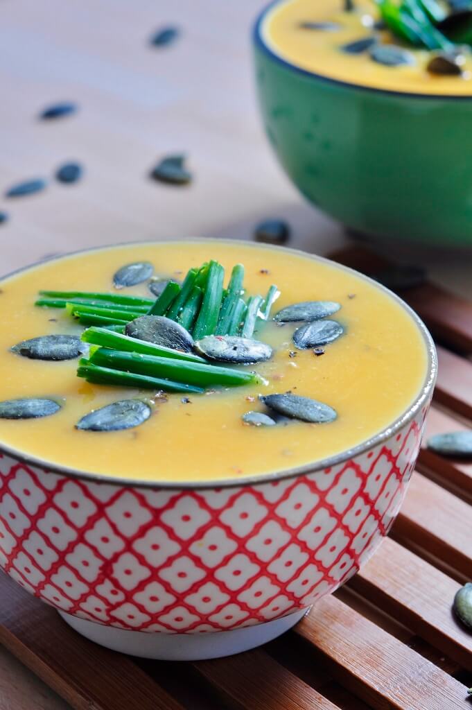 Sweet Potato Cauliflower Soup Recipe - Vegan Family Recipes
