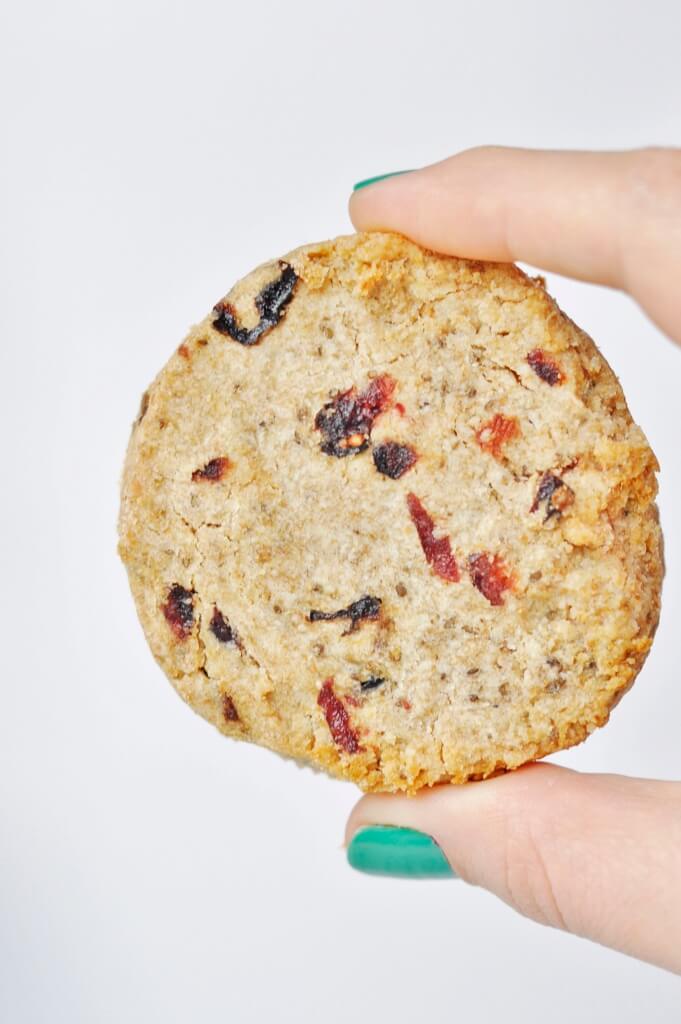 Nut Butter Cookies with Cranberries recipe - Vegan Family Recipes