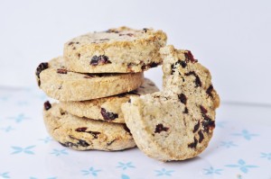 Nut Butter Cookies Recipe with Cranberries - Vegan Family Recipes