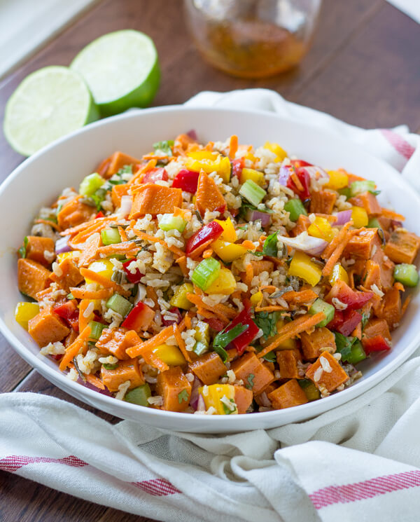 Sweet Potato Rice Salad Recipe