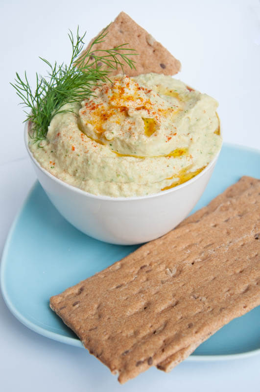 Cucumber Hummus Recipe with Dill - Vegan Family Recipes