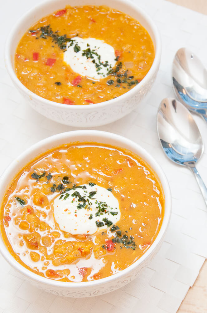 Red Lentil Carrot Soup Recipe Gluten-free - Vegan Family Recipes