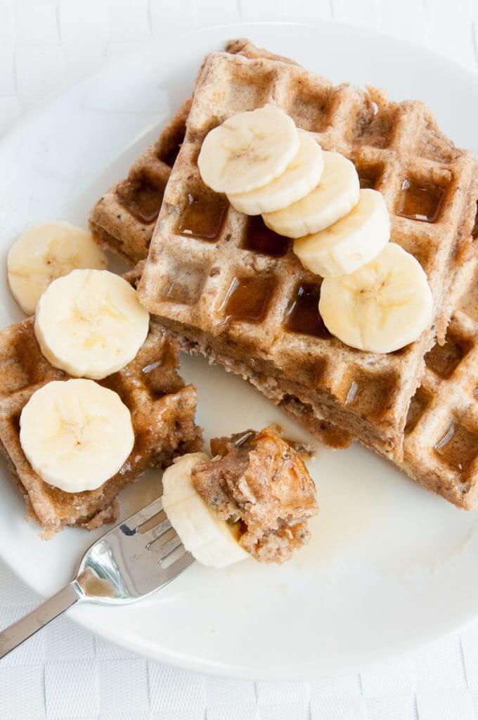 Whole Wheat Waffles Recipe - Vegan Family Recipes blog