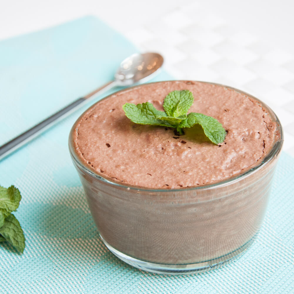 Chocolate Coconut milk mousse with Mint Recipe - Vegan Family Recipes