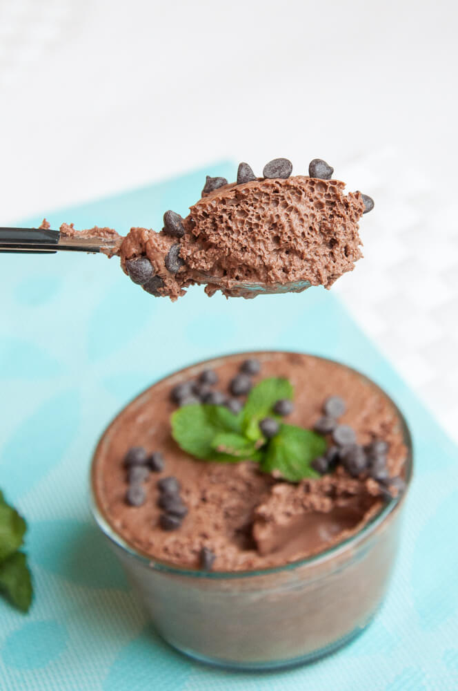 Vegan Mint Chocolate Mousse - Vegan Family Recipes