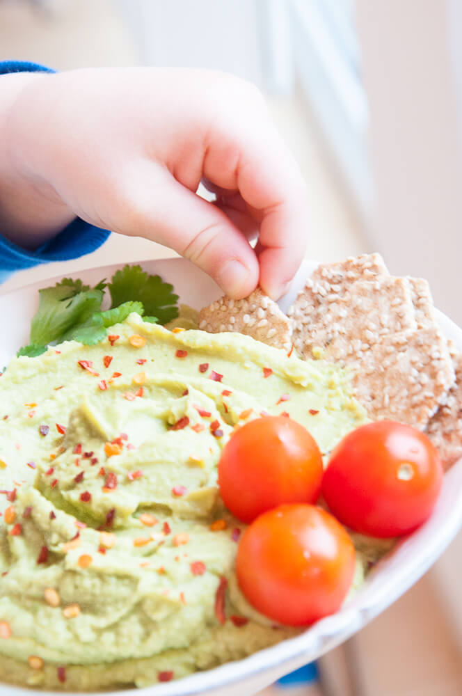 Healthy Avocado Hummus Recipe - Vegan Family Recipes