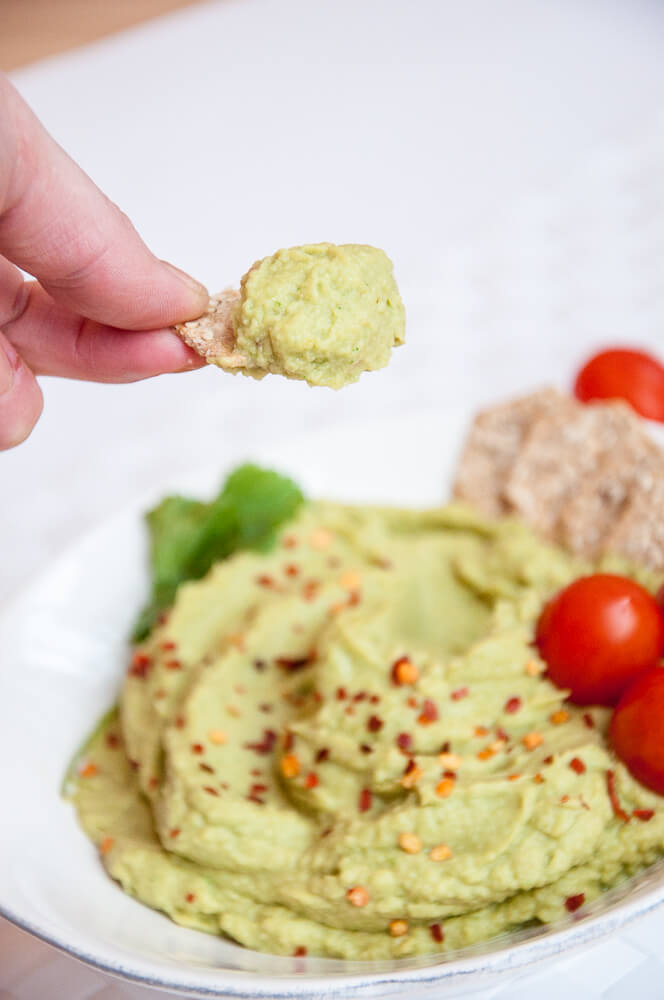 Avocado Hummus Recipe - Vegan Family Recipes