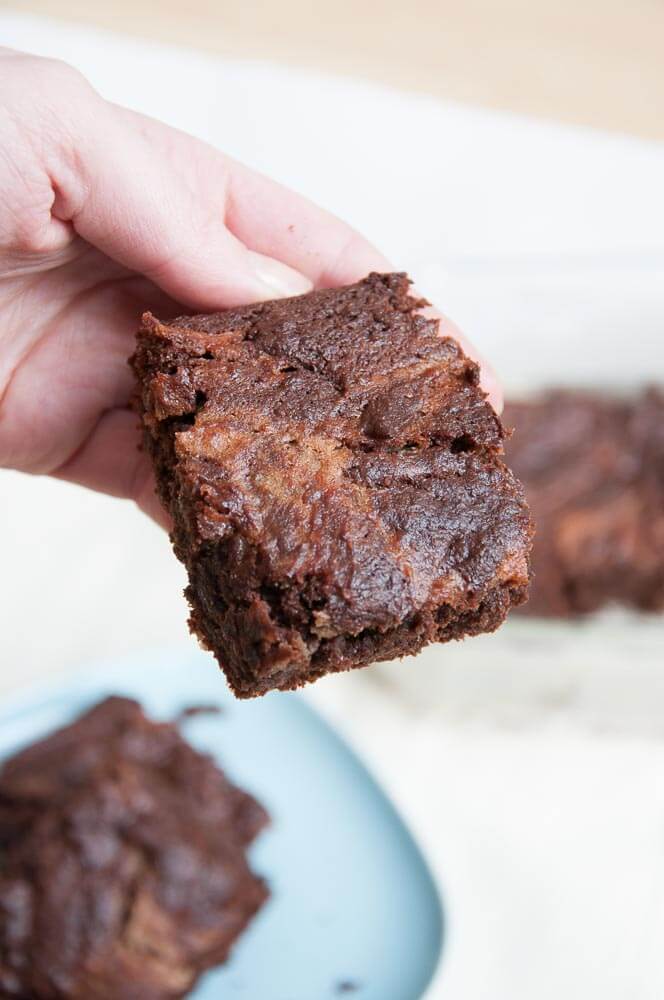 Vegan Brownie Recipe with Caramel