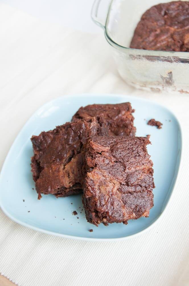 Chocolate Caramel Brownies - Vegan Family Recipes
