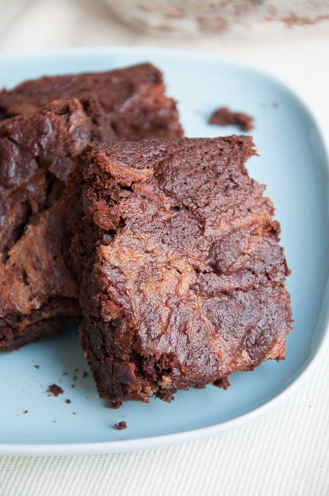 Fudgy Brownies Caramel Recipe - Vegan Family Recipes