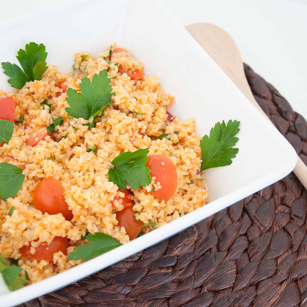 Vegan Bulgur Salad Recipe - Vegan Family Recipes