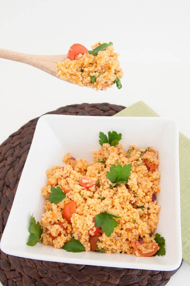 Bulgur Wheat Salad Recipe - Vegan Family Recipes