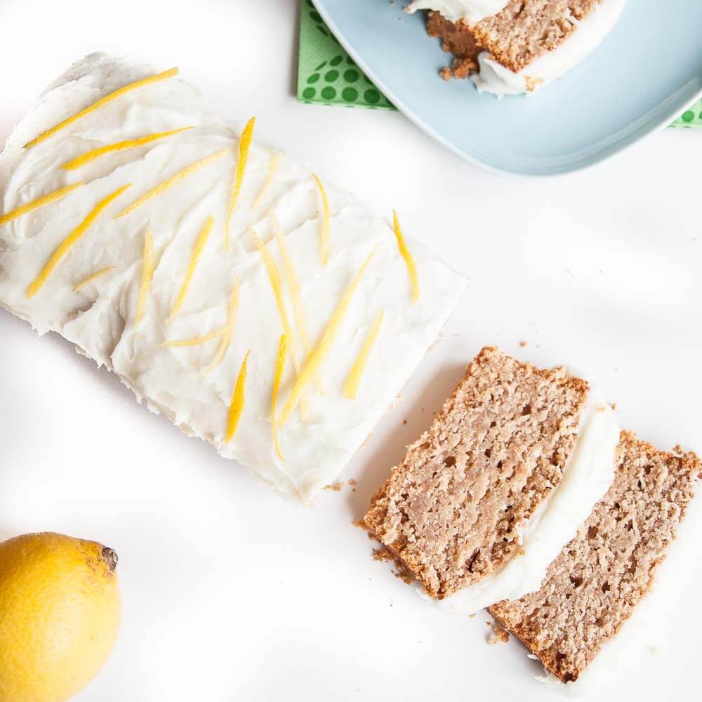 Vegan Lemon Cake Recipe with Cococnut Oil Frosting - Vegan Family Recipes