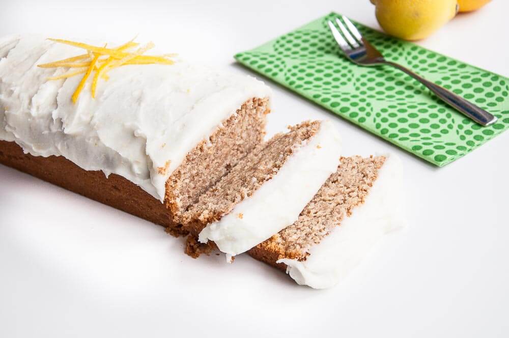 Whole wheat Lemon Loaf Cake Recipe - Vegan Family Recipes