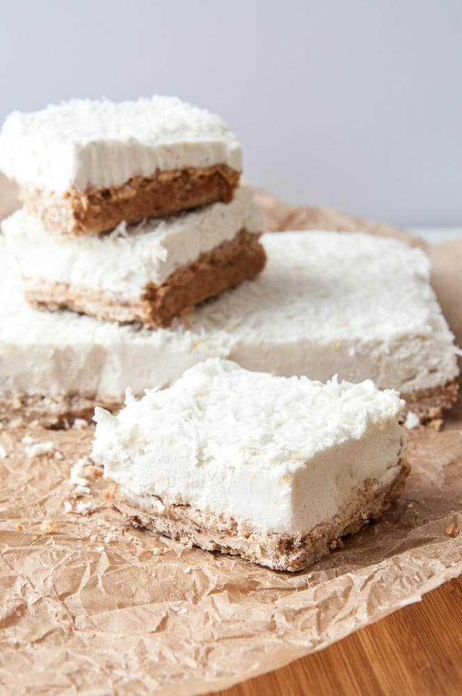 Lemon Coconut Cream Bars Recipe - Vegan Family Recipes