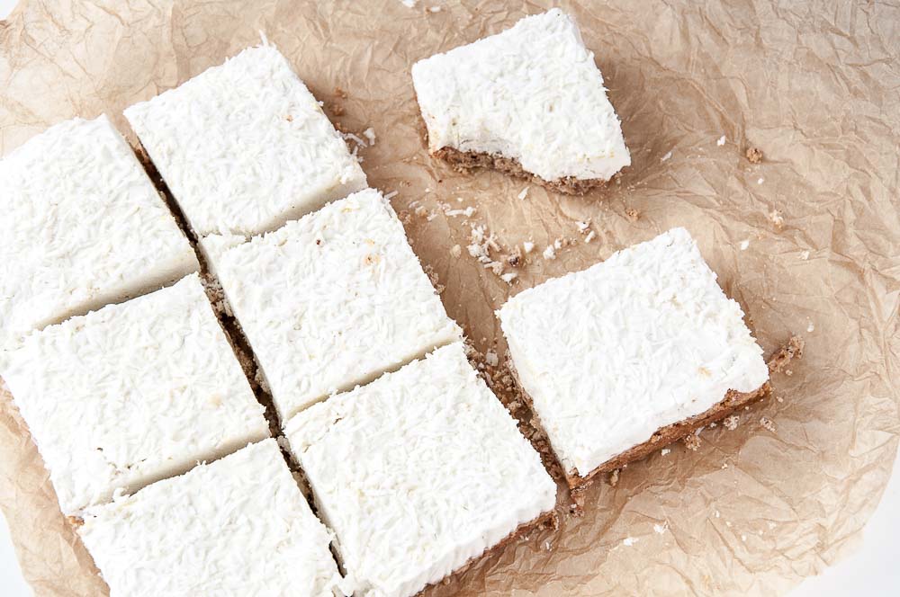 Lemon Coconut Cream Bars Recipe - Vegan Family Recipes