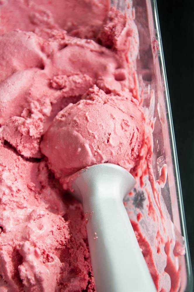 Raspberry Coconut Ice Cream Recipe - Vegan Family Recipes