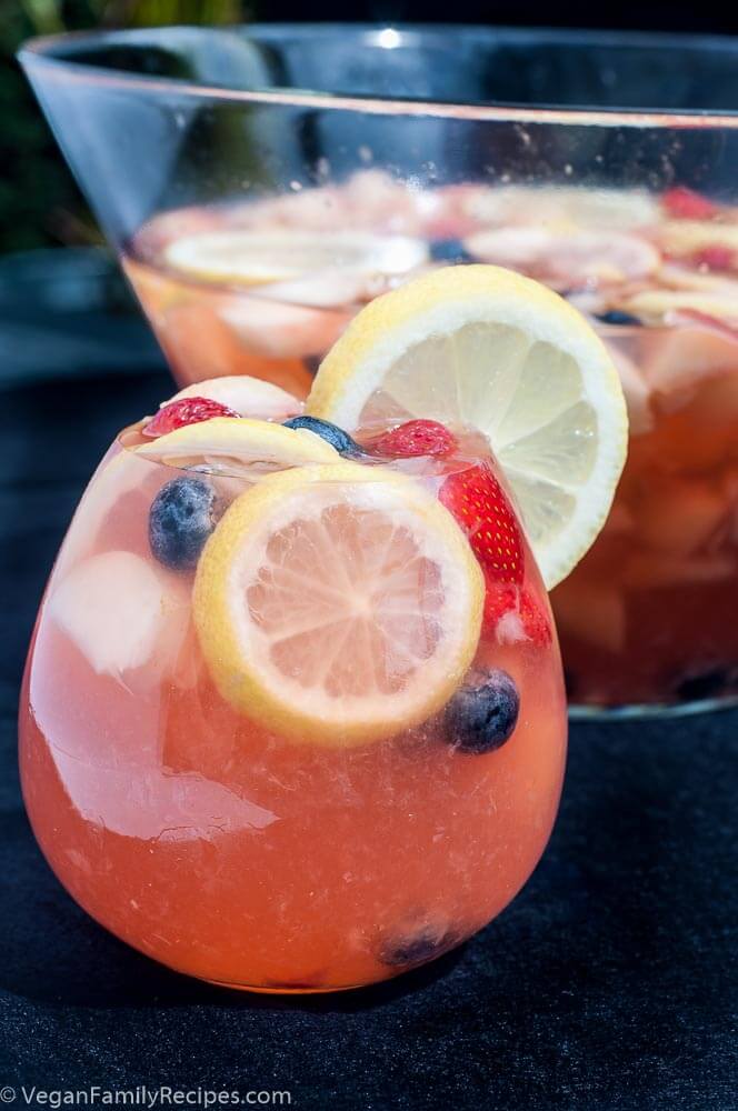 White Peach Wine Sangria Recipe Brandy - Vegan Family Recipes