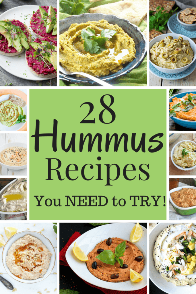 Best Hummus Recipes to Try - Veganfamilyrecipes.com Unique hummus recipes