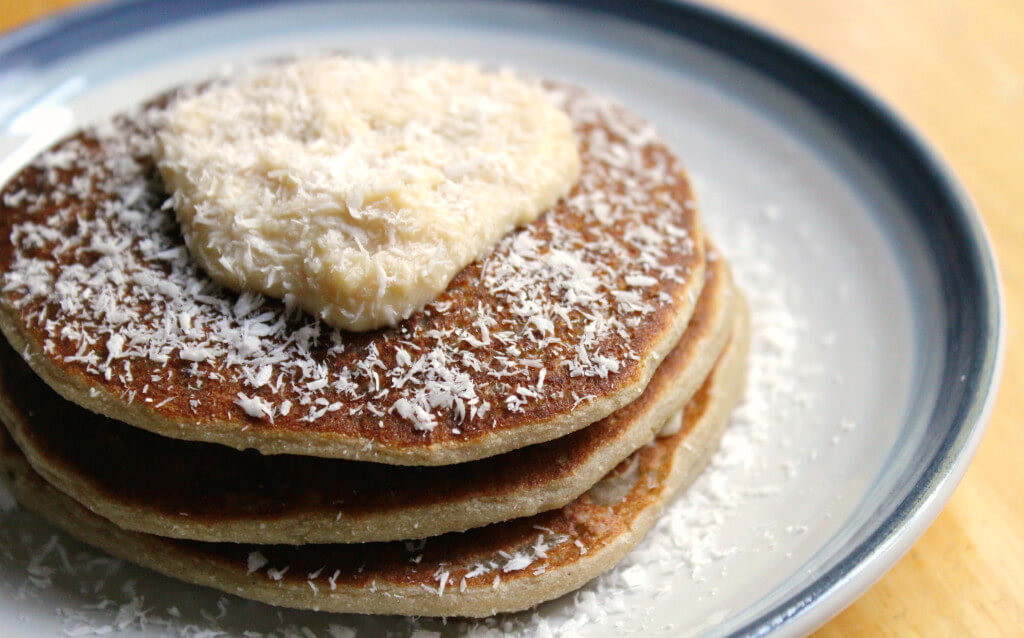 Banana Coconut Pancake Recipe - Protein Powder Recipes