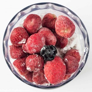 Coconut Strawberry Ice Cream Filling Recipe - Vegan Family Recipes