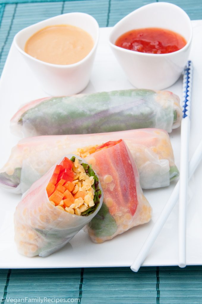 how to Lentil Spring Rolls Recipe - Vegan Family Recipes