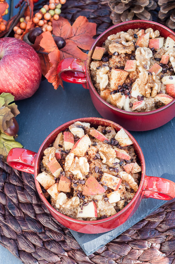 Apple Cinnamon Quinoa Breakfast Recipe - Vegan Family Recipes