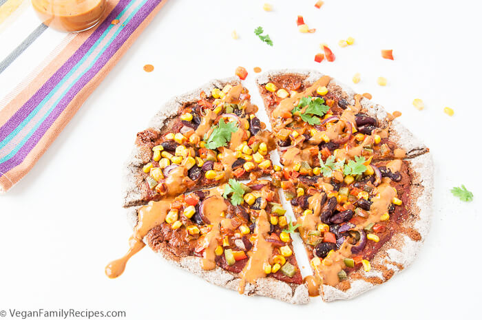 Easy Spicy Vegan Pizza Recipe - Vegan Family Recipes