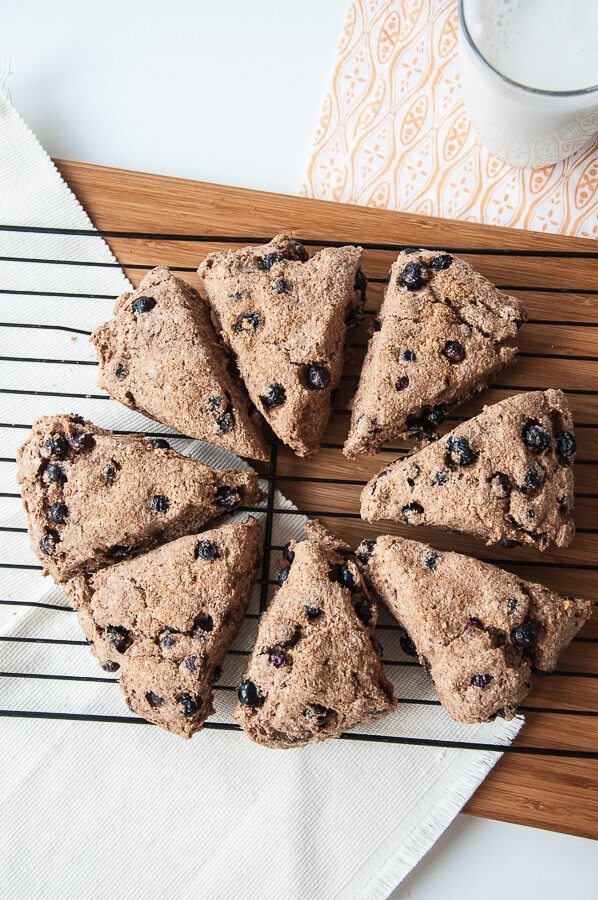 Vegan Blueberry Scones Recipe Whole Wheat- Vegan Family Recipes