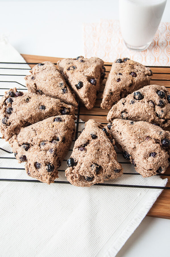 Healthy Vegan Blueberry Scones Recipe - Vegan Family Recipes