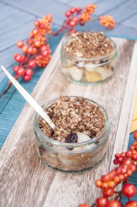 Cranberry Pear Crisp Recipe Coconut flour oil Vegan Gluten free - Vegan Family Recipes