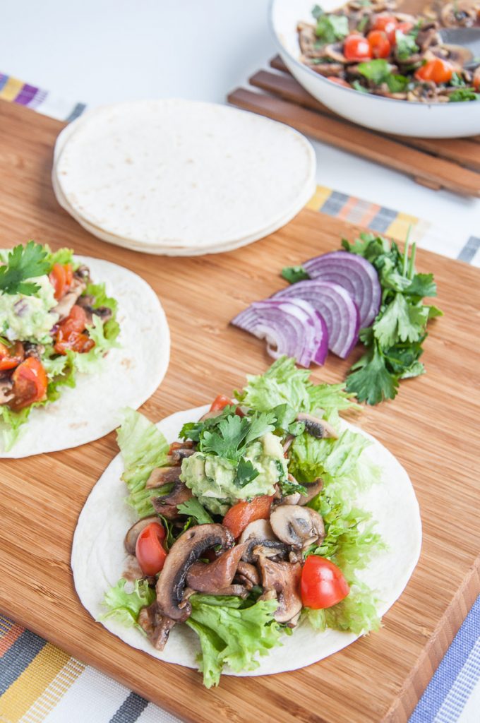 Vegan Mushroom Taco Meat