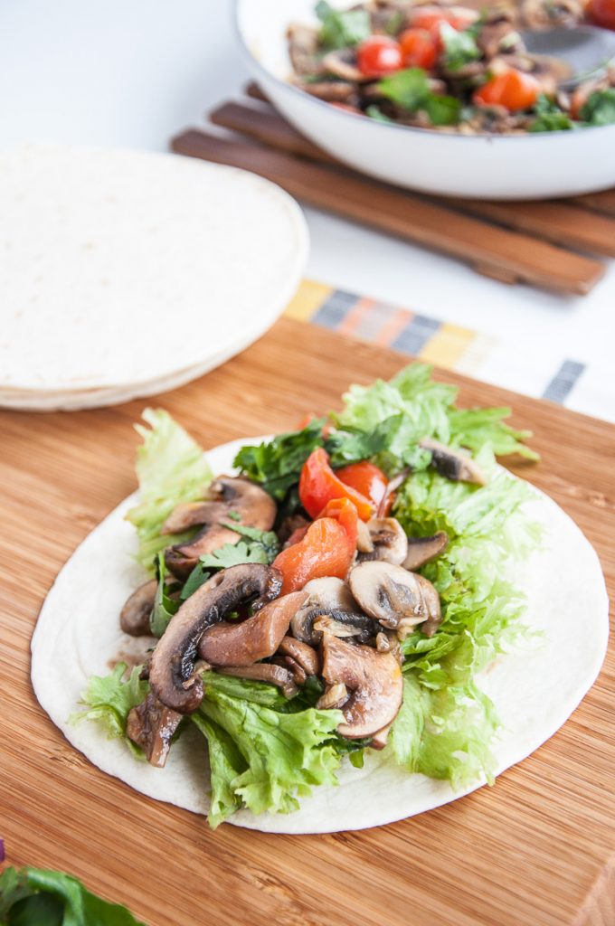 Vegan Mushroom tacos recipe healthy gluten-free taco sauce - vegan family recipes