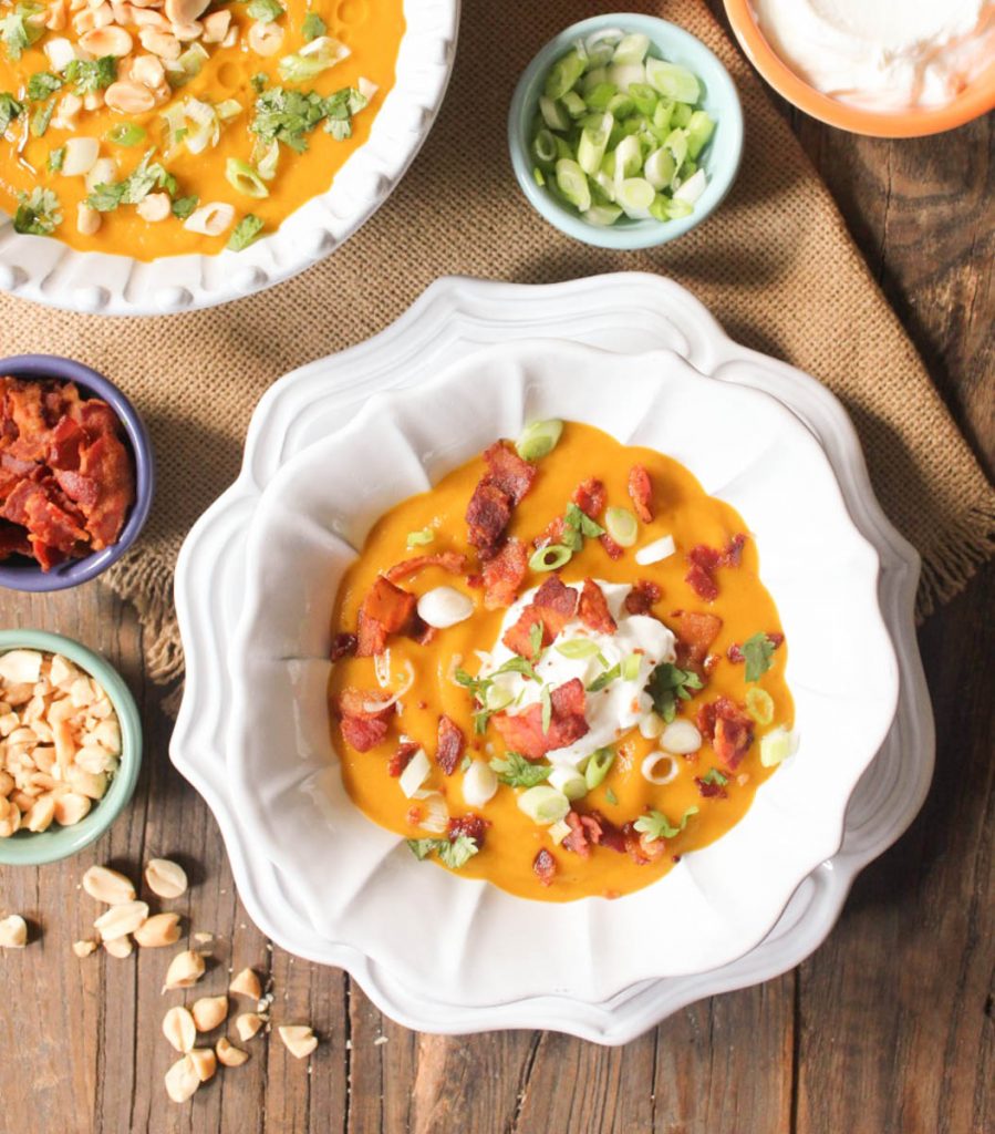 Five Spice Sweet Potato Soup Recipe - Vegan Thanksgiving Recipes Feast