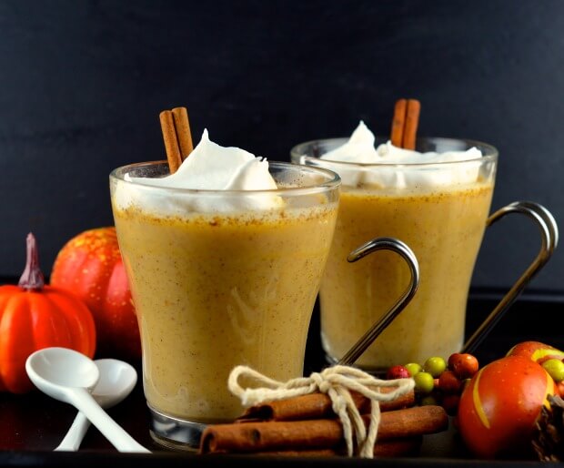 Warm Pumpkin Spice Cocktail Recipe - Vegan Thanksgiving Recipes Drink