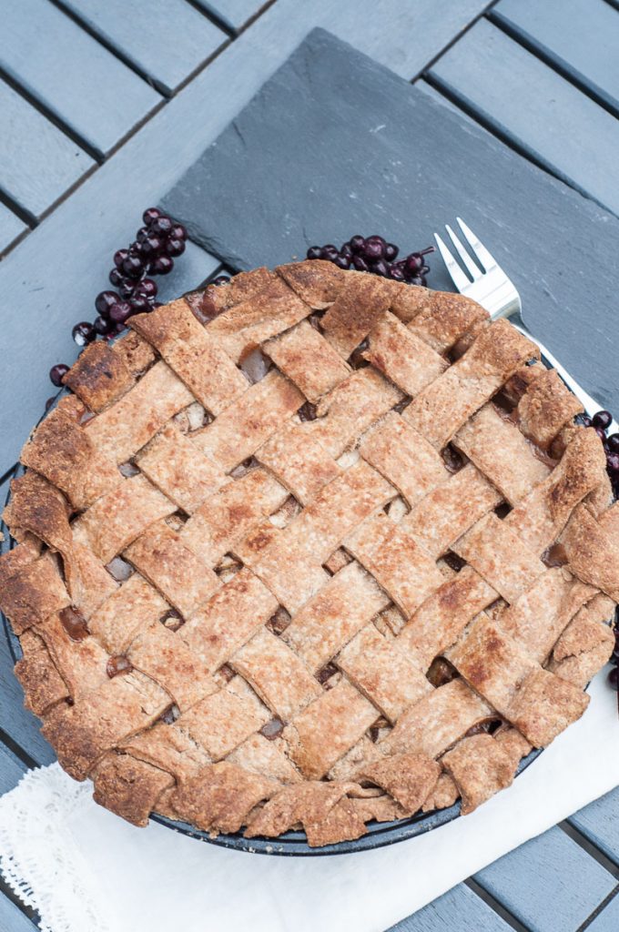 Lattice Apple Pie Recipe Vegan Whole Wheat - Vegan Family Recipes